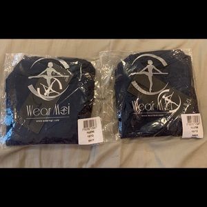 Wear Moi child’s 10/12 Faustine Navy Leotards